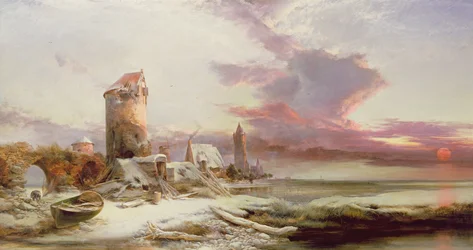 Winter Sunset on the Norfolk Coast